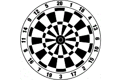 Dartscheibe
