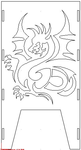 Feuerkorb Drache