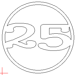 zahl 25