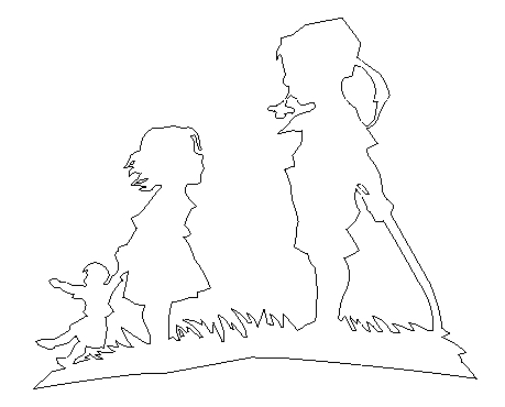 2 Maedchen mit Puppe