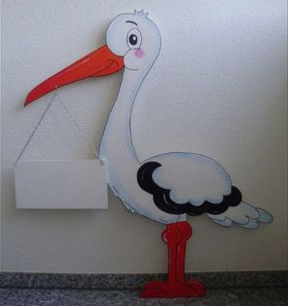 Storch geburt