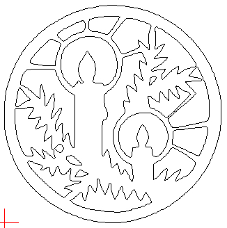 weihnachtskerzen dxf